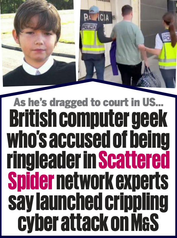A screenshot of two photos of Buchanan that appeared in a Daily Mail story dated May 3, 2025.
