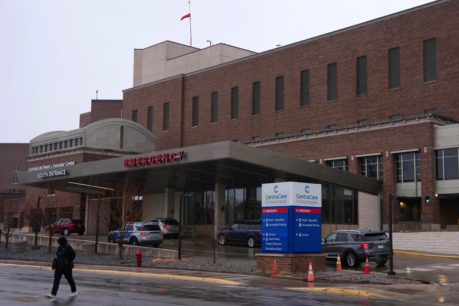 The Emergency Department entrance to a hospital.